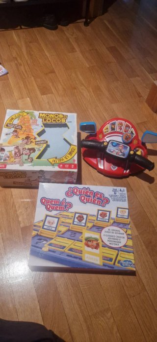 Lote de 3 Juegos de Mesa y Juguetes