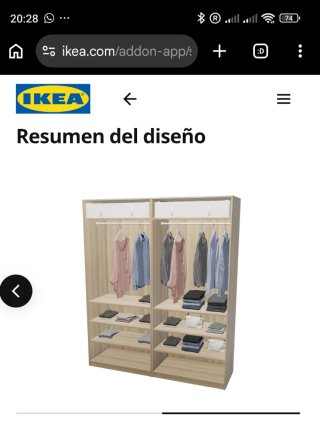 Armario PAX Ikea Espejo Puertas Correderas