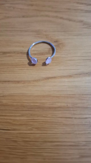 Anillo de Plata Ajustable con Swarovski