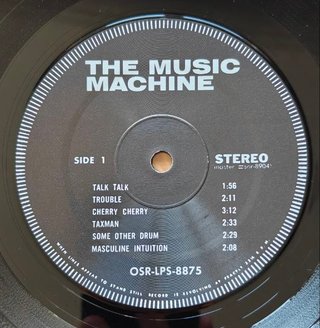 The Music Machine LP Turn On RE Original Sound