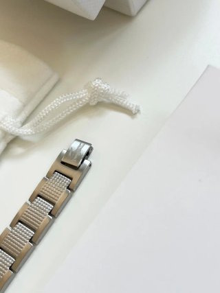 Pulsera Lacoste hombre Plateada acero inoxidable