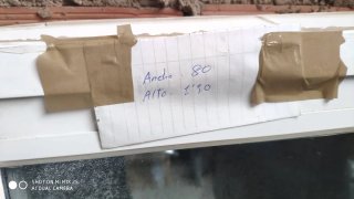 Ventana Corredera de Aluminio Blanco