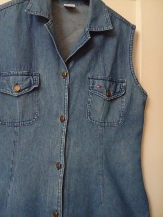 Vestido camisero vaquero azul