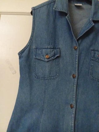 Vestido camisero vaquero azul