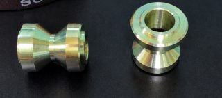 Diábolos de aluminio para caballete