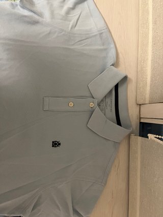 Polo Cortefiel Azul Claro Talla S
