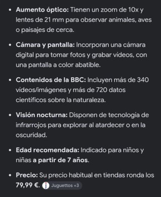 Prismáticos Multimedia Vtech