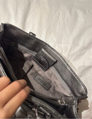 Bolso Michael Kors Gris/Plata Acolchado