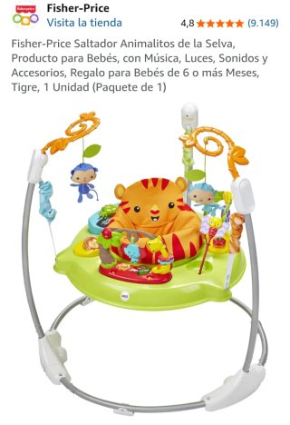 Saltador para Bebé Fisher-Price Animalitos