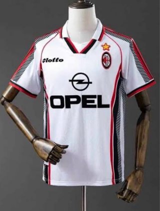 Camiseta Vintage AC Milan Lotto Opel Talla XXL