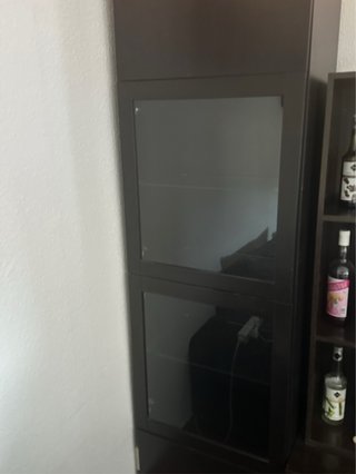 Vitrina Ikea Madera y Cristal