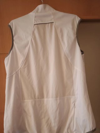 Chaleco de ciclismo blanco