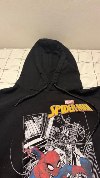Sudadera Marvel Spiderman Negra