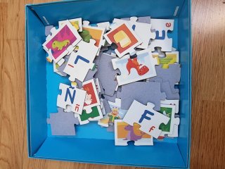 Lote 3 Puzzles Abecedario y Aprender Inglés