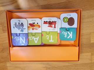 Lote 3 Puzzles Abecedario y Aprender Inglés