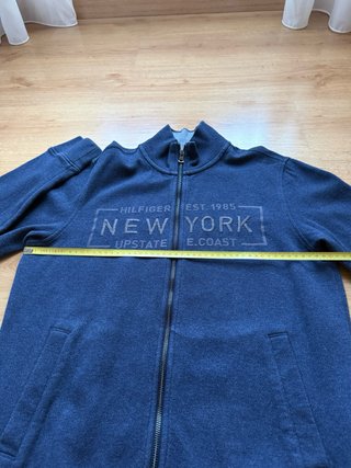 Tommy Hilfiger Navy Blue Zip Sweatshirt New York