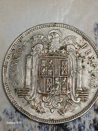 Moneda 5 Pesetas Franco 1949