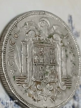 Moneda 5 Pesetas Franco 1949