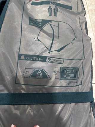 Tienda de campaña Quechua 2 personas