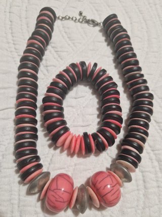 Conjunto de Collar y Pulsera Fantasía