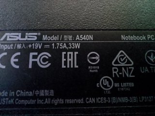 Despiece Asus A540N