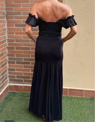 Falda flamenco ensayo negra