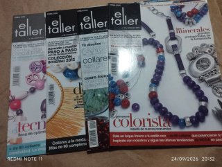 Lote de revistas de bisutería