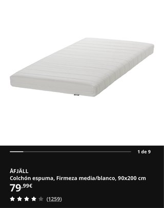 Cama Reversible Kura Ikea 90x200 cm