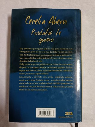 Posdata: te quiero-Cecelia Ahern. Novela Romántica