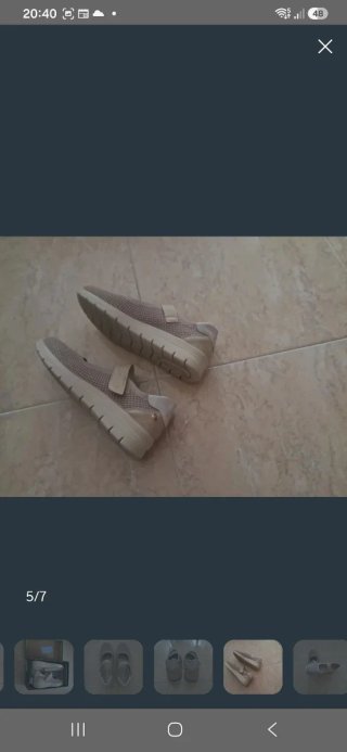 Zapatillas de verano beige
