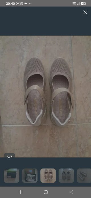 Zapatillas de verano beige