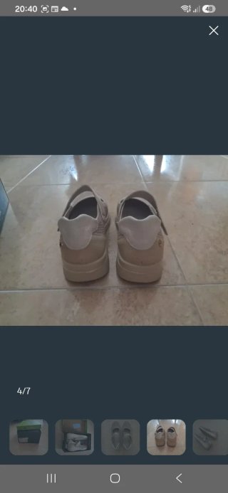 Zapatillas de verano beige