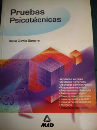 Libro Pruebas Psicotécnicas - Rocío Clavijo (MAD)