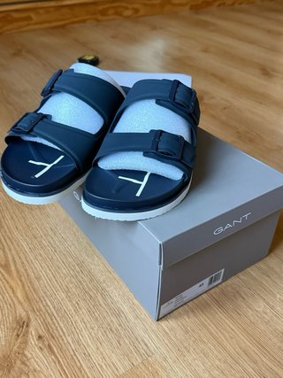 Gant Navy Blue Slides Sandals Retro Y2K Old Money