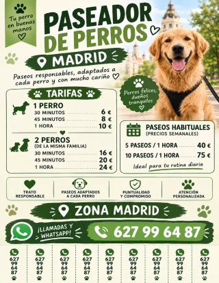 Paseadora de perros