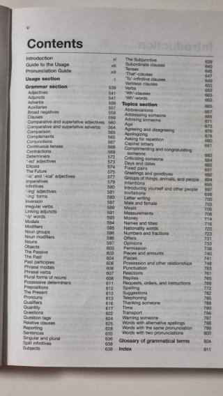Collins English Usage - uso del inglés, gramática
