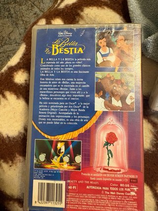 Lote 3 Cintas VHS Disney Clásicos