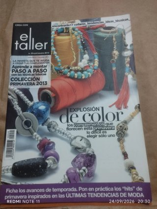 Lote de revistas para hacer bisutería