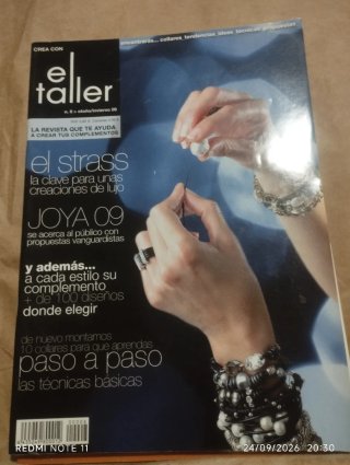 Lote de revistas para hacer bisutería