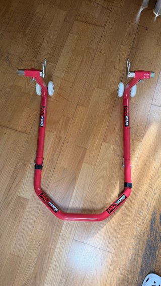 Caballete moto PROWORKS rojo