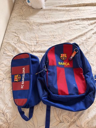 Mochila y neceser  FC Barcelona