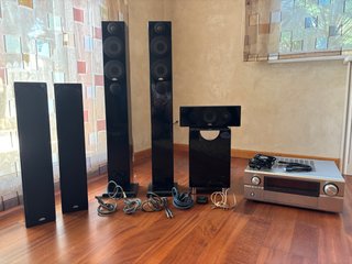 Home Cinema Monitor Audio Radius 5.1 y Denon