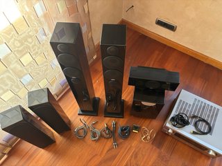Home Cinema Monitor Audio Radius 5.1 y Denon