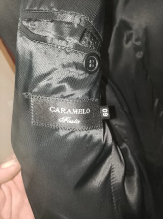Chaqué Caramelo Negro Talla 60