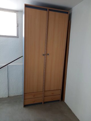 Armario de Madera con Dos Puertas son 2 modulos