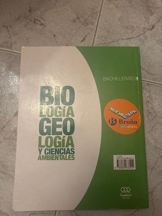 Biología, Geología y Ciencias Ambientales 1 Bac...