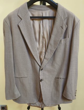 Chaqueta de traje hombre beige