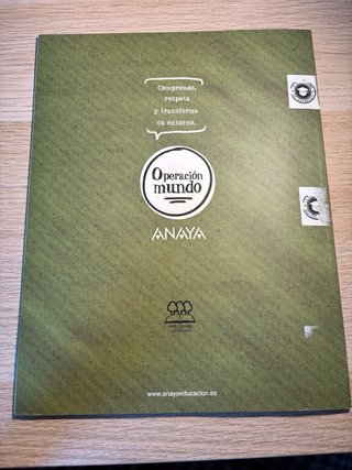 Biología y geología, 3 ESO, Operación mundo