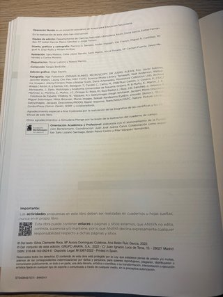 Biología y geología, 3 ESO, Operación mundo