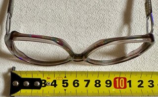 Años 70 gafas Barbudo tutti-frutti, mujer. Nuevas.